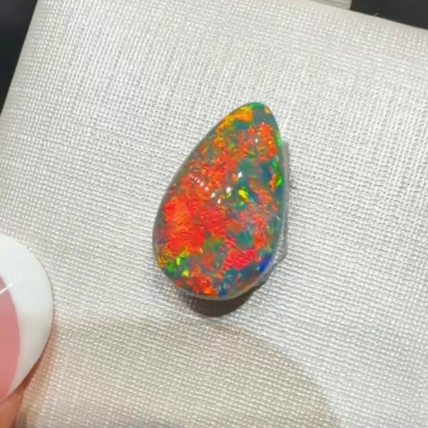 3.02ct black opal 12.76x7.9x5.2MM