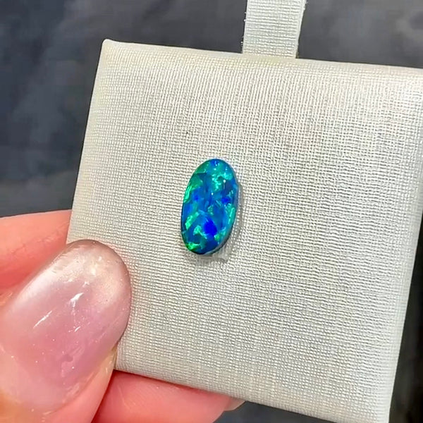 1.07ct black opal 9.9x5.6x2.9MM
