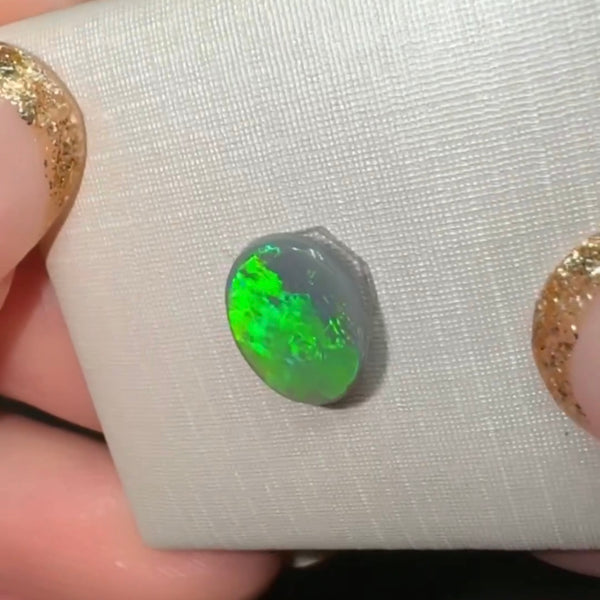 1.46ct black opal 9.7x 7.5x2.9MM