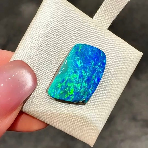 10.11ct boulder opal 17.8x12.8x5.6MM