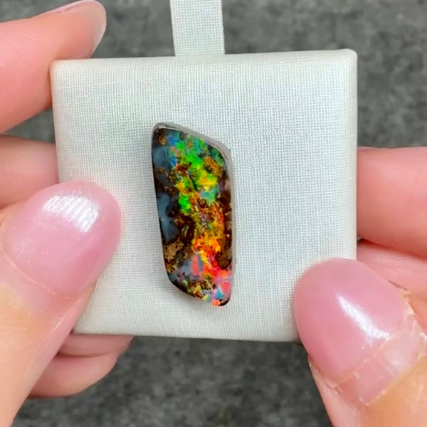 8.78ct boulder opal 22.9x9.2x3.9MM