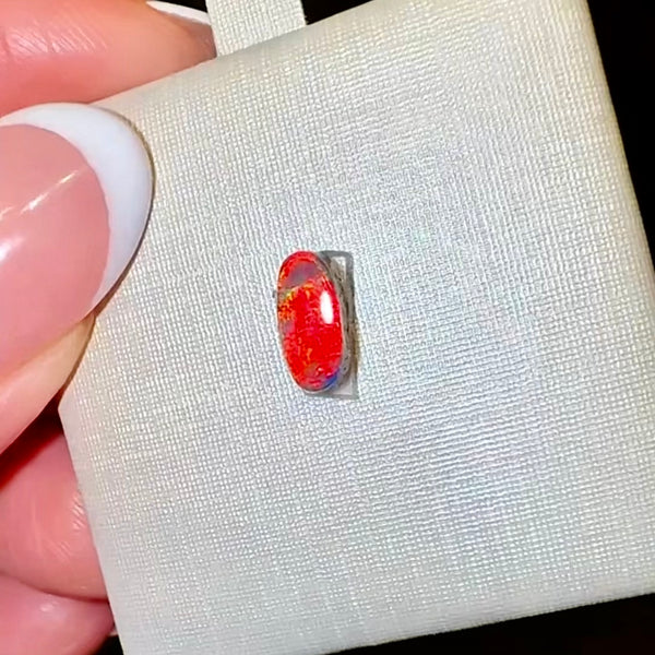 0.81ct boulder opal 7.9x3.8x2.7MM