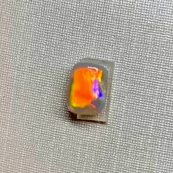 0.82ct black crystal opal 6.8x5.4x3.2MM