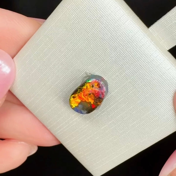2ct boulder opal 10.2x6.2x2.9MM