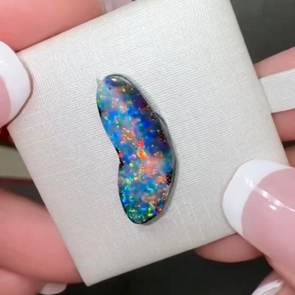 3.7ct boulder opal 21.5x8.2x2.5MM