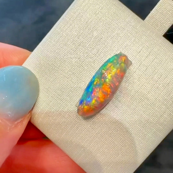 3.4ct black opal 16.8x 6.2x5.6MM
