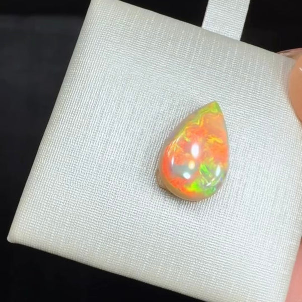 3.18ct black opal 13.4x8.8x4.2MM