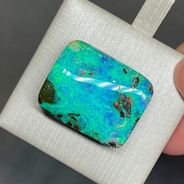 25.25ct boulder opal 23.1x18.6x7.5MM