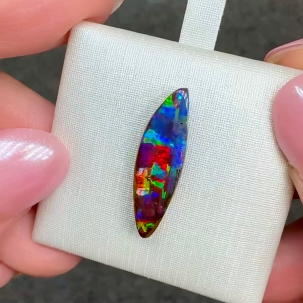 2.8ct boulder opal 22.7x6.7x2.7MM