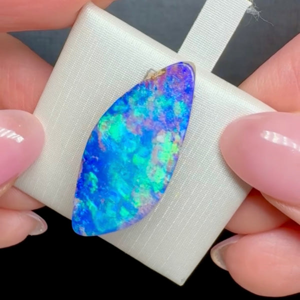 17.6ct boulder opal 35.1x16.6x9MM
