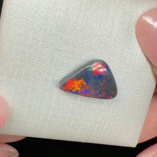 1.23ct black opal 12.5x 8.4x2MM