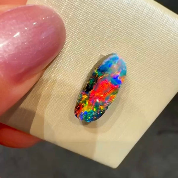 3.03ct boulder opal 16.05x6.75x3.83MM