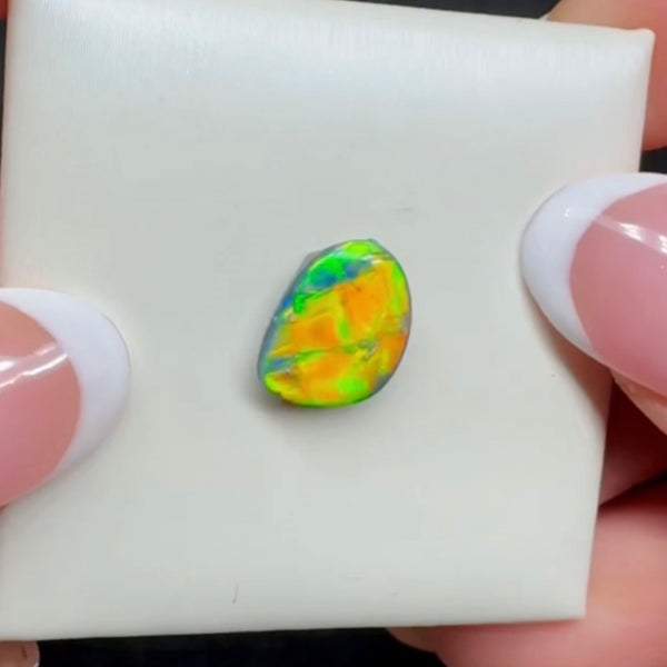 1.48ct black opal 10.6x 8.2x3.5MM
