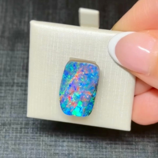 11.97ct boulder opal 20.2x12.7x6.1MM
