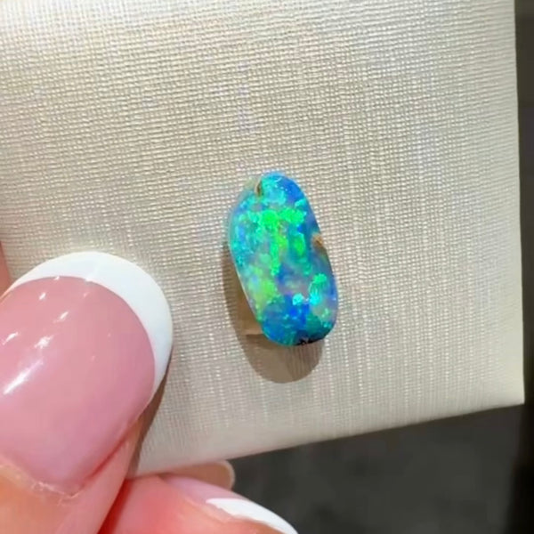 2.25ct boulder opal 12.2x6.2x3.8MM