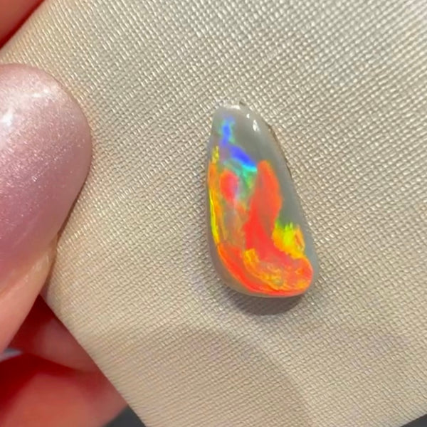 1.23ct black opal 12.3x6.6x2.5MM