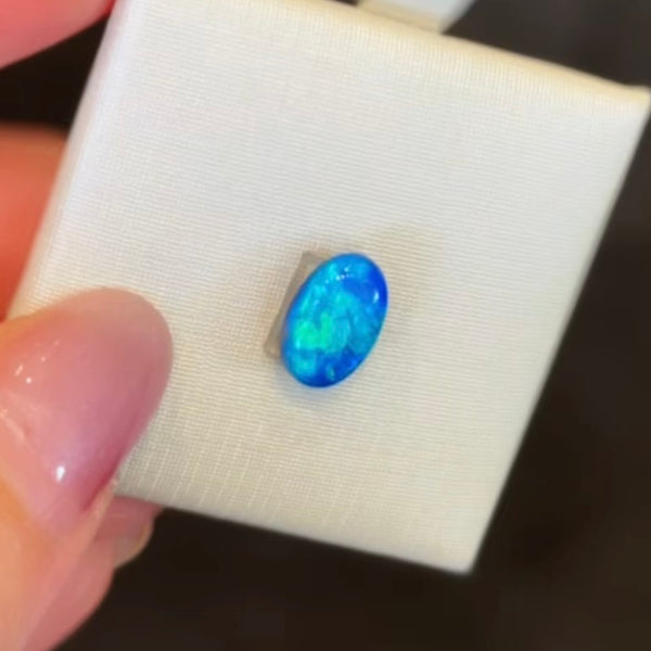1.45ct black opal 9.6x6.3x3.7MM