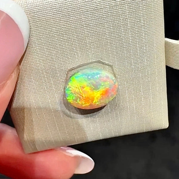 2.68ct black opal 10.7x8.3x5MM