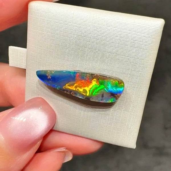 5.48ct boulder opal 24.4x7.3x4.2MM