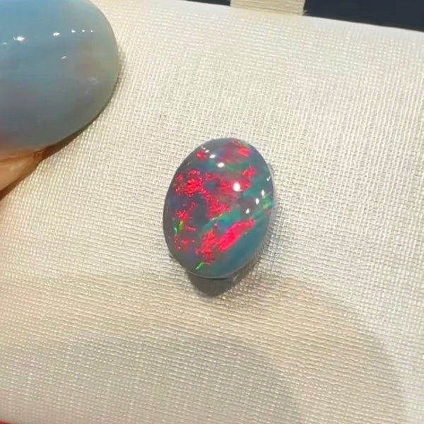 2.34ct black opal 9.9x 7.6x4.3MM
