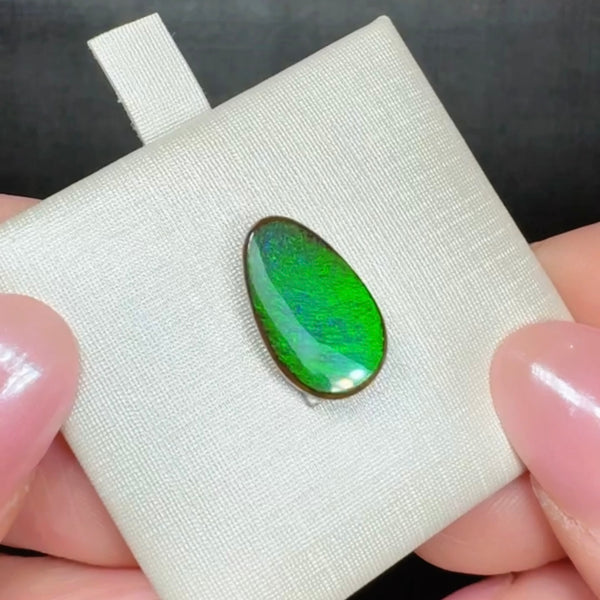 3.8ct boulder opal 14x8.4x3.1MM
