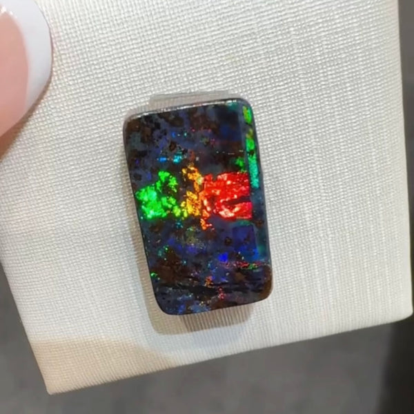 10.17ct boulder opal 17.6x10.2x4.5MM