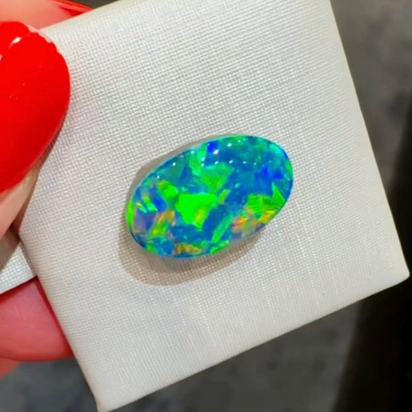 7.33ct boulder opal 15.7x9.9x5.8MM