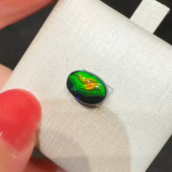 1.58ct black opal 9.2x6.5x4.2MM