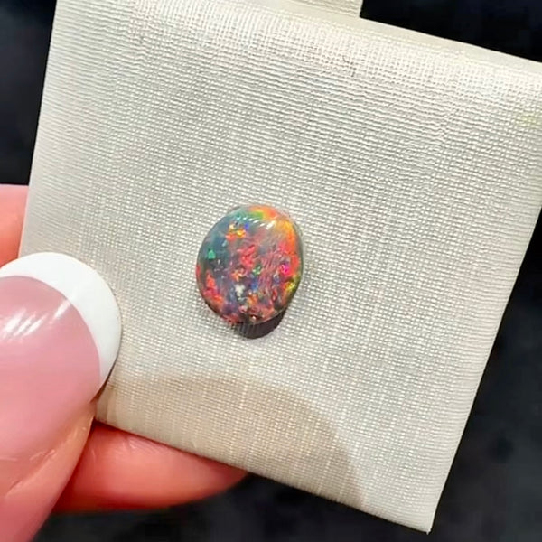 1.79ct black opal 8.8x7.3x4.4MM