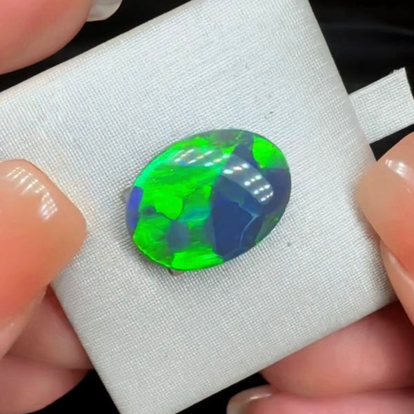 6.04ct black opal 16.6x12.4x4.4MM