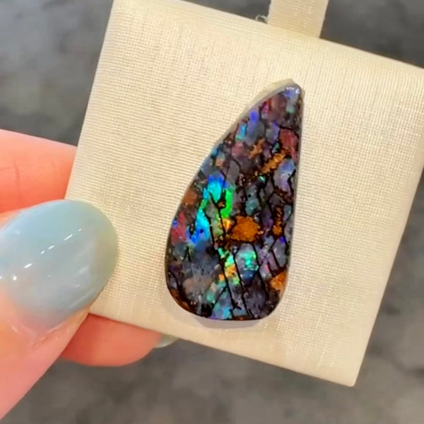9.55ct boulder opal 20.1x13.2x3.8MM