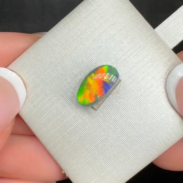 1.72ct black opal 10.4x 5.7x4.1MM