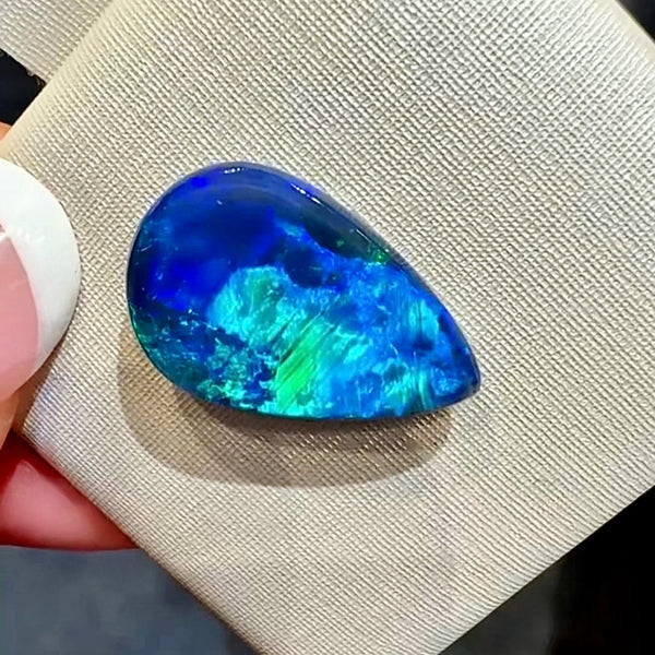 3.61ct black opal 17.6x11.6x3MM