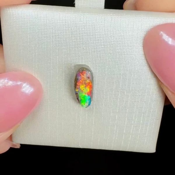 0.8ct boulder opal 9.7x4.2x2.7MM
