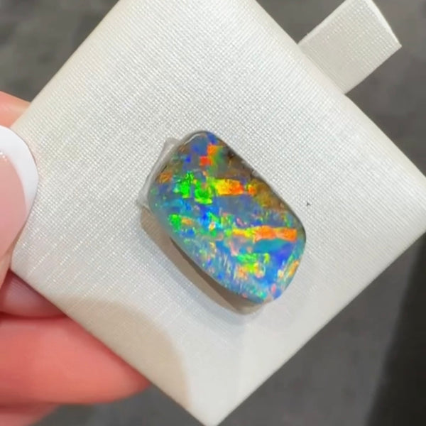 8.22ct boulder opal 17.6x10.1x4.7MM