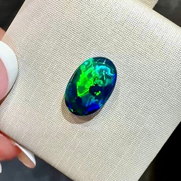 2.11ct black opal 11.7x7.7x3.8MM