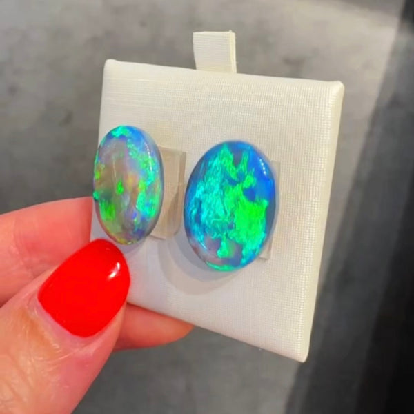 8.58ct black opal 17x 12.3x6MM