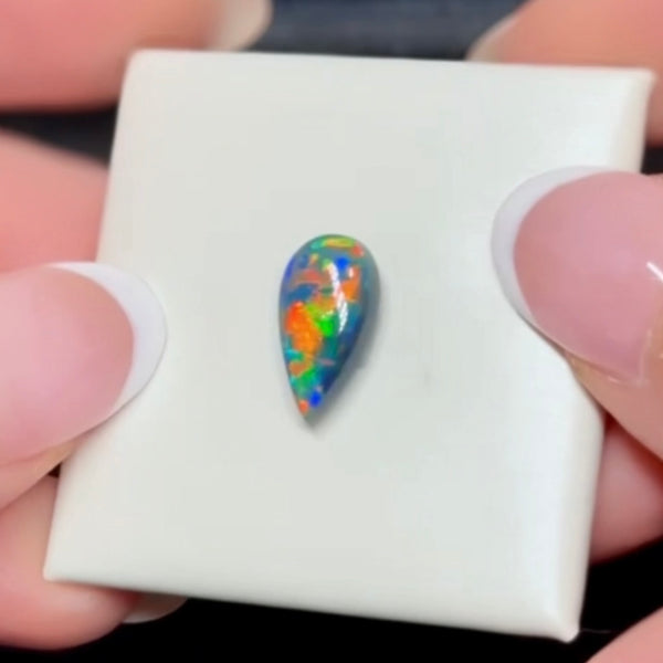 2.38ct black opal 13.5x 7.3x4.2MM