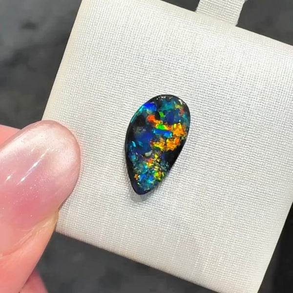 2.88ct boulder opal 13.9x7.8x3.2MM