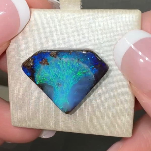 10.31ct boulder opal 23.5x18.4x3.6MM