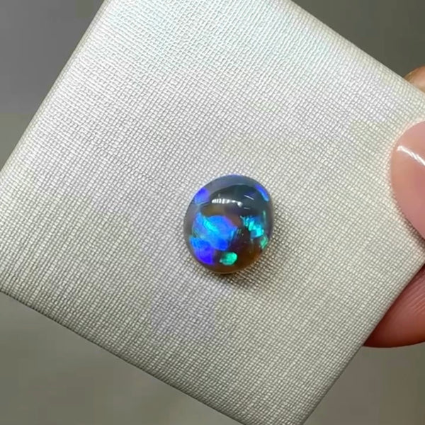 2.31ct black crystal opal