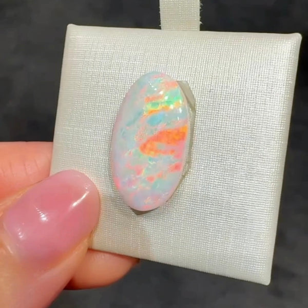 7.33ct black opal 20.6x11.4x5MM