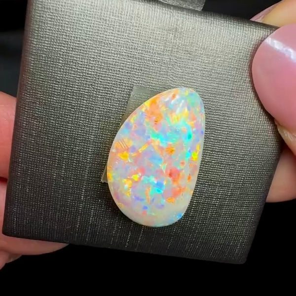 6.6ct black crystal opal