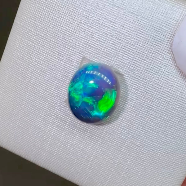2.41ct black opal 9.7x 8.1x5.1MM