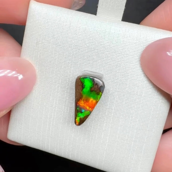2.45ct boulder opal 12.1x6.4x3.6MM
