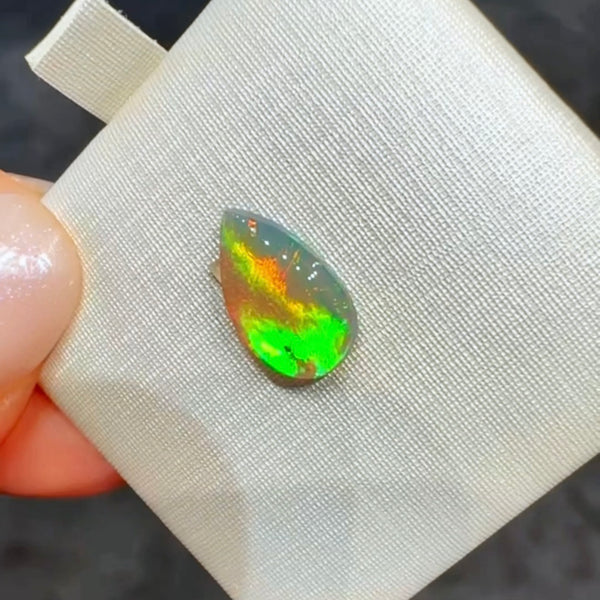 1.26ct black crystal opal 11.5x7x2.8MM
