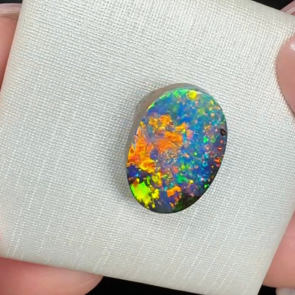 4.75ct boulder opal 13.75x9.8x4.12MM