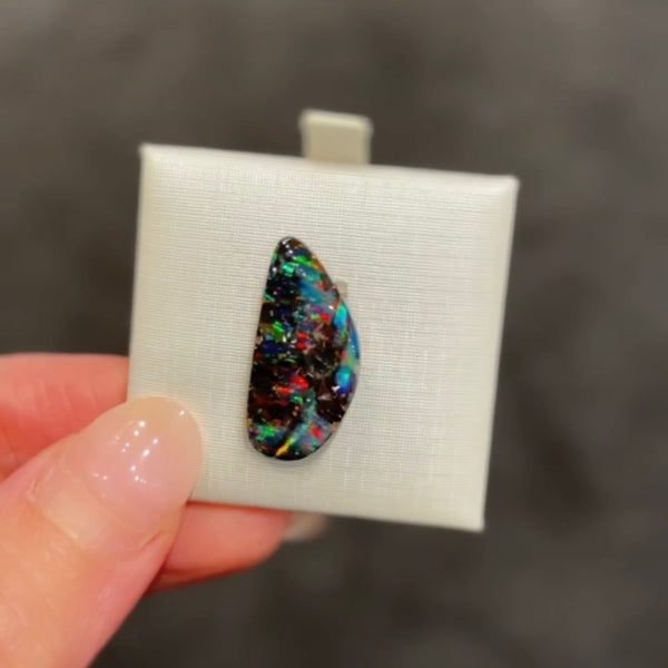 9ct boulder opal 23x10.7x4.6MM