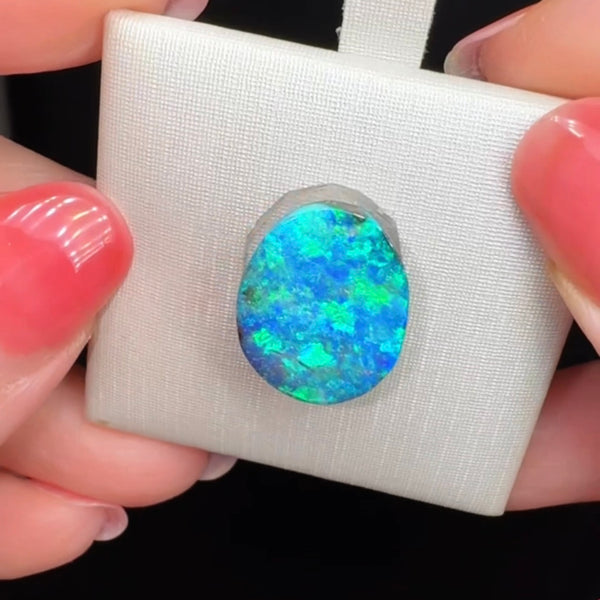 7.34ct boulder opal 15.4x12.3x5.3MM