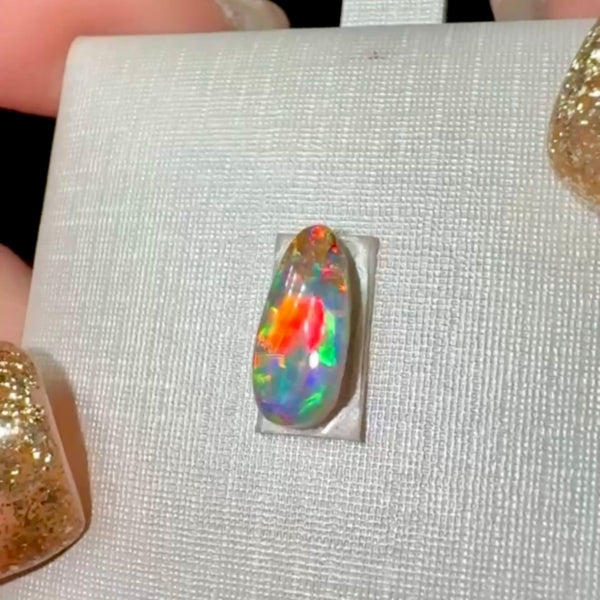 0.85ct boulder opal 9.8x4.4x2.7MM
